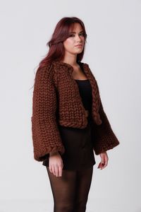 Autumn Whisper Colossal Knit Cardigan